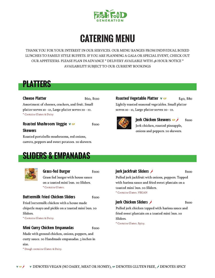 Collections – Fresh Food Generation