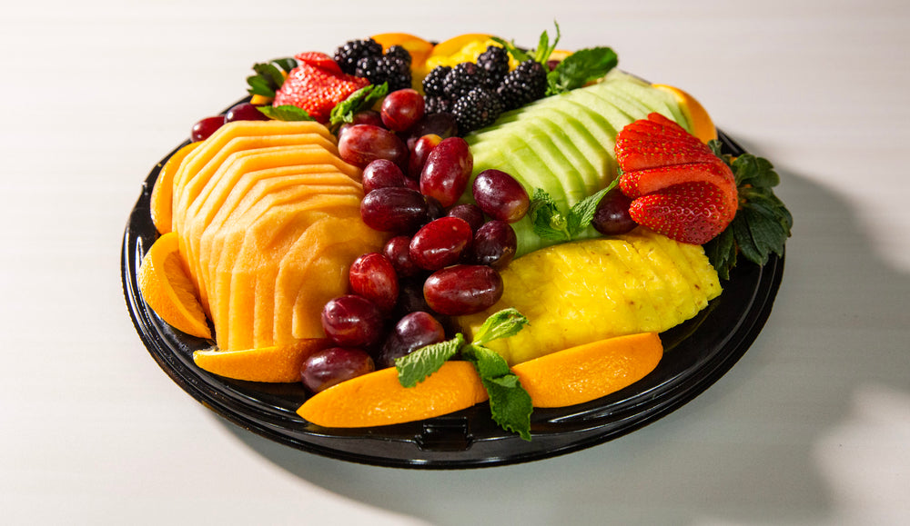 Assorted shop fruit platter