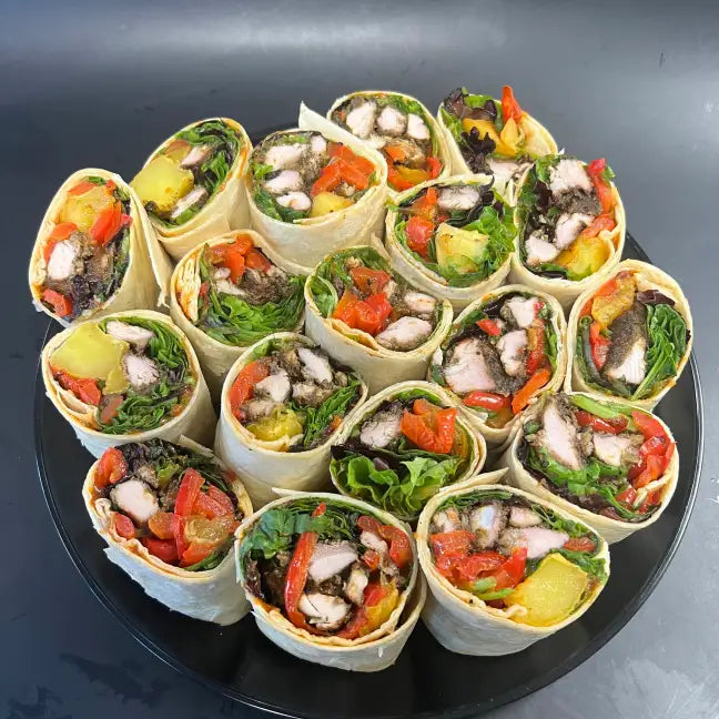 Jerk Chicken Wrap Platter