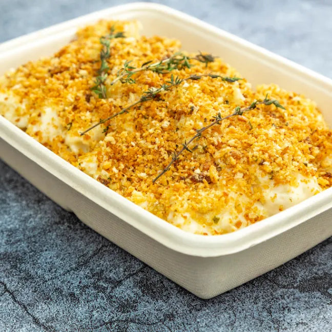 Baked Crispy Mac & Cheese