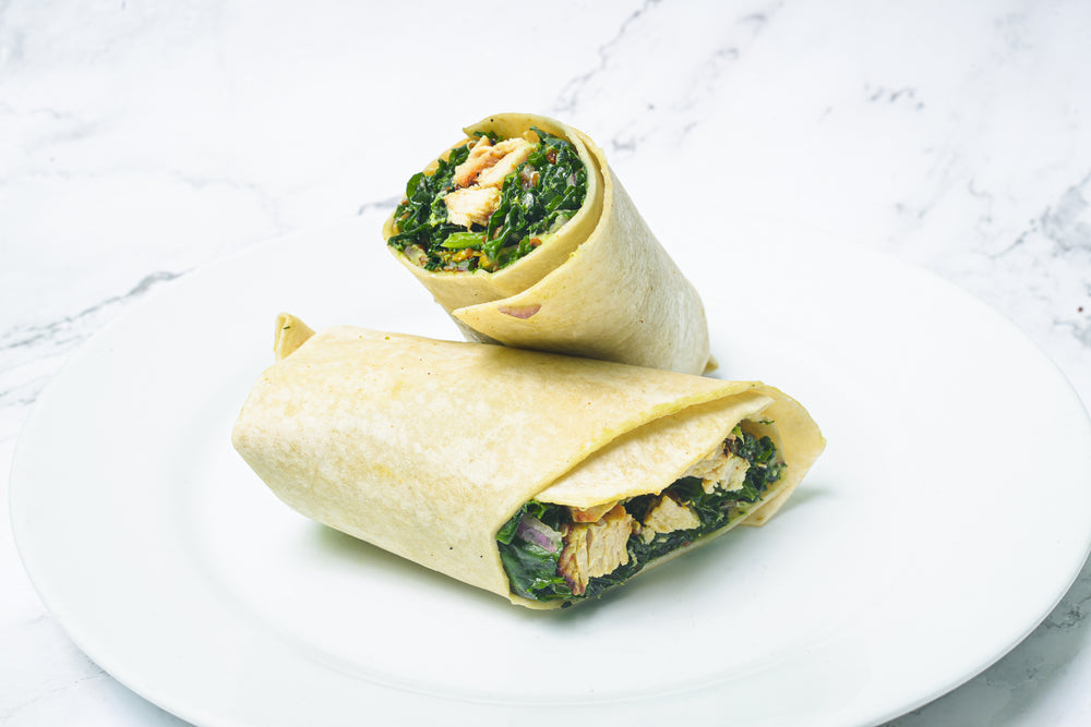 Mixed Kale and Chicken Wrap - Boxed Lunch